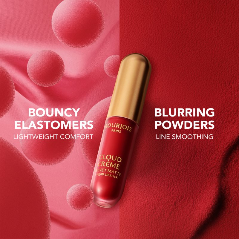 Bourjois Cloud Crème Velvet Matte ultra matující tekutá rtěnka odstín 03 Guimauve 3.1 ml (obrázek 10)