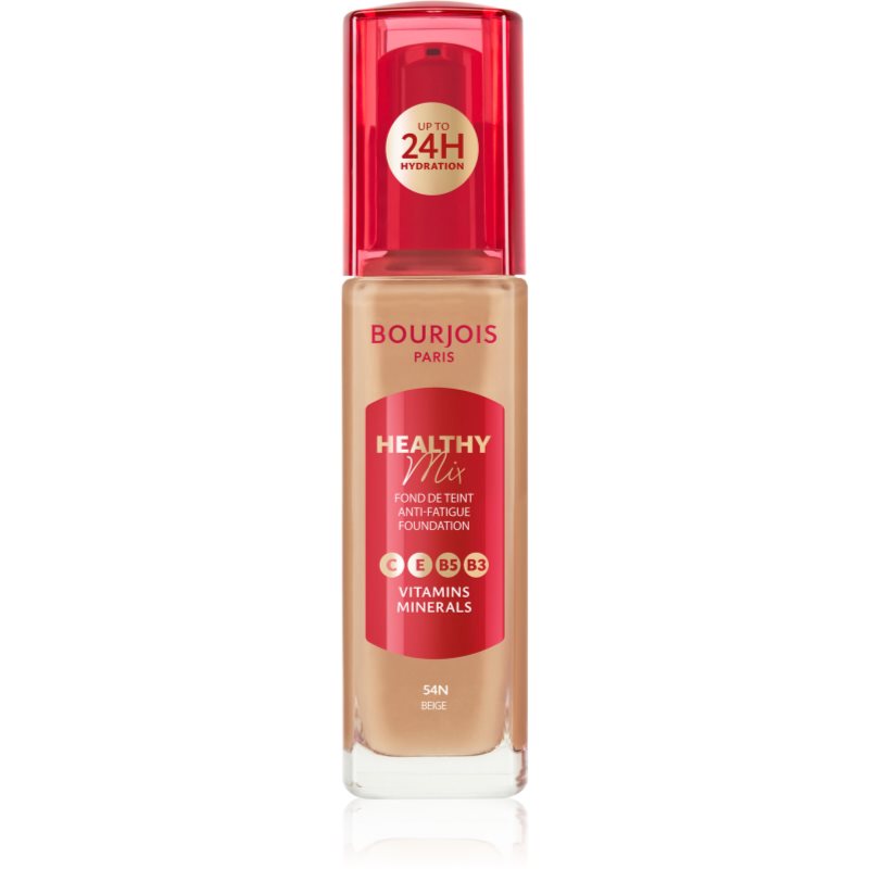 Bourjois Healthy Mix rozjasňujúci hydratačný make-up 24h odtieň 54N Beige 30 ml