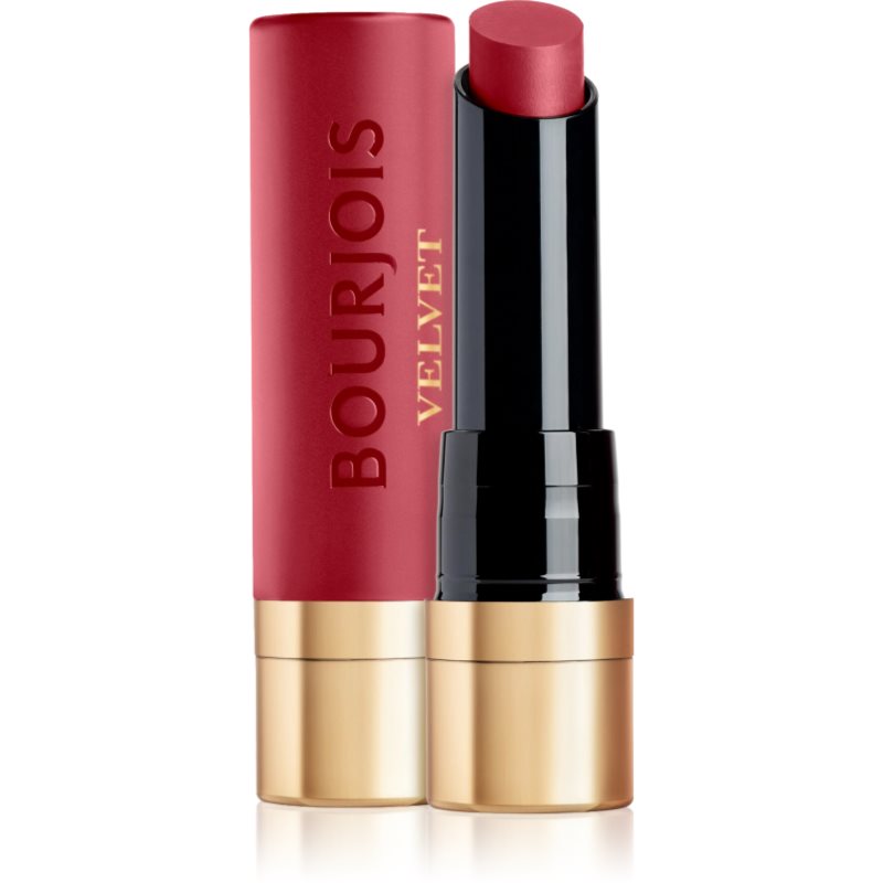 Bourjois Rouge Velvet The Lipstick dolgoobstojna šminka z mat učinkom odtenek 54 Cherry Amour 2.4 g