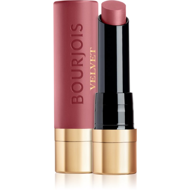 Bourjois Rouge Velvet The Lipstick дълготрайно червило с матиращ ефект цвят 52 Spicy Fig 2.4 гр.