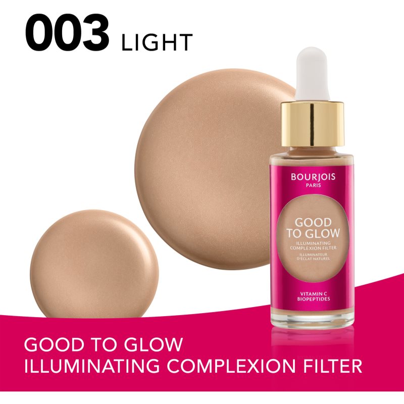 Bourjois Good to Glow podkladová báze odstín 003 Light 30 ml (obrázek 3)