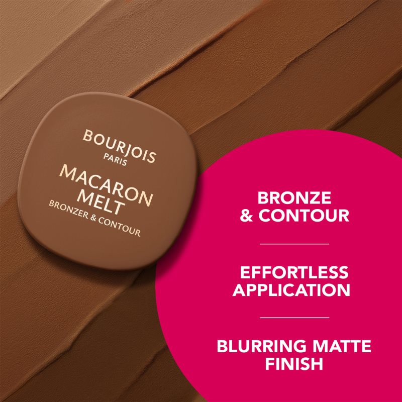 Bourjois Macaron Melt Bronzer & Contour bronzer a konturovací pudr 2 v 1 odstín 02 Milky Mocha 5 g (obrázek 4)