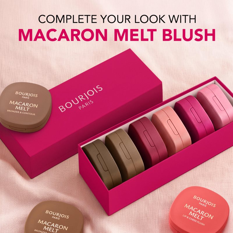 Bourjois Macaron Melt Bronzer & Contour bronzer a konturovací pudr 2 v 1 odstín 02 Milky Mocha 5 g (obrázek 11)