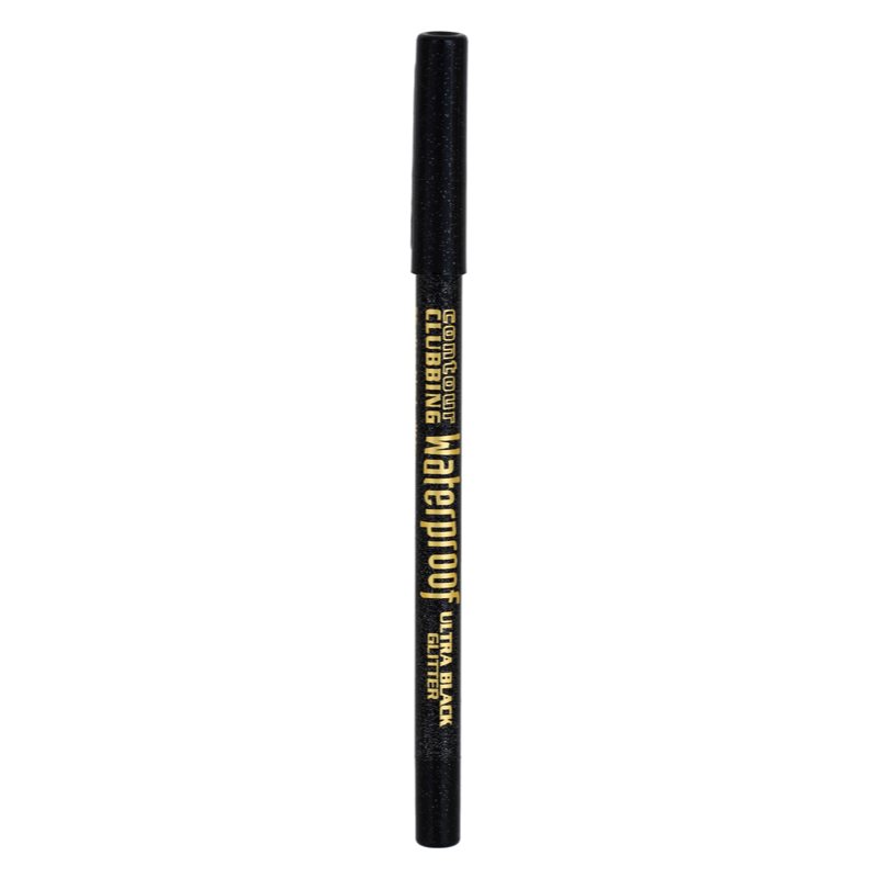 Bourjois Contour Clubbing водостійкий контурний олівець для очей відтінок 55 Ultra Black Glitter 1.2 гр