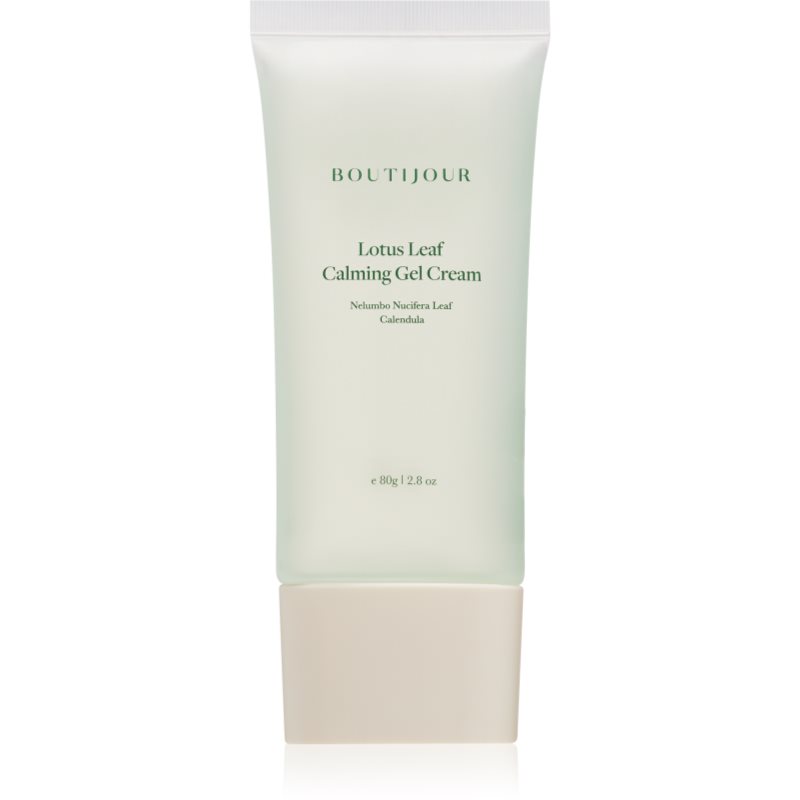 BOUTIJOUR Lotus Leaf Calming Gel Cream hydratační a zklidňující krém pro posílení kožní bariéry 80 g