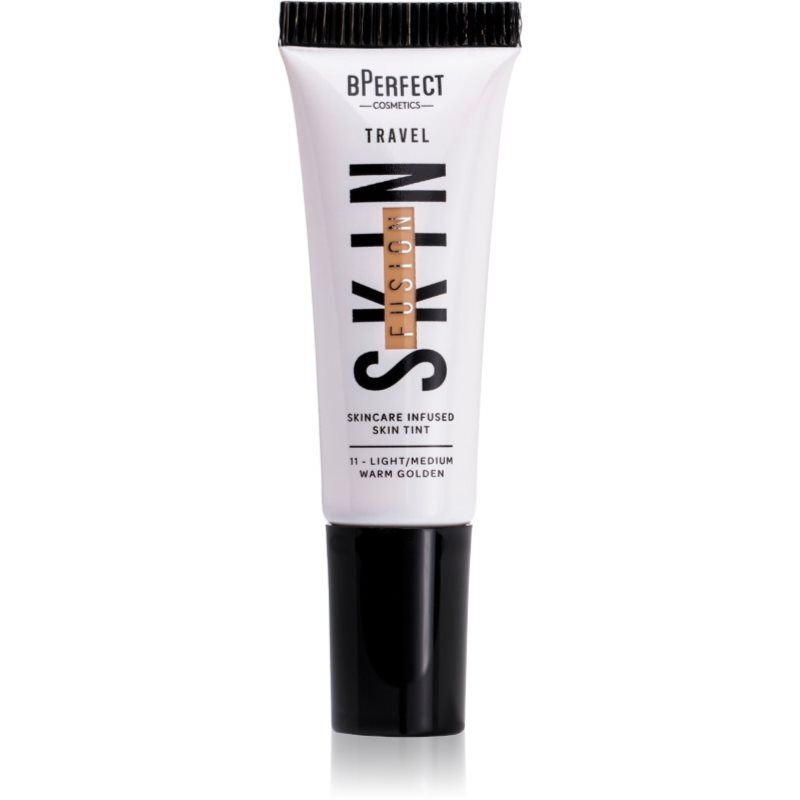 BPerfect Skin Fusion Travel mini tonirana krema potovalno pakiranje odtenek light/medium warm golden 10 ml