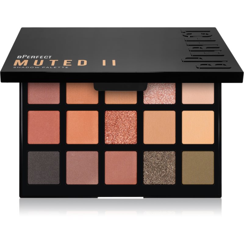 BPerfect Muted II Shadow Palette paletka očných tieňov 22.5 g
