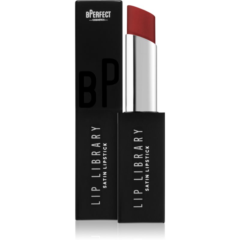 BPerfect Lip Library Satin Cremiger Lippenstift Farbton Scarlet 3 g