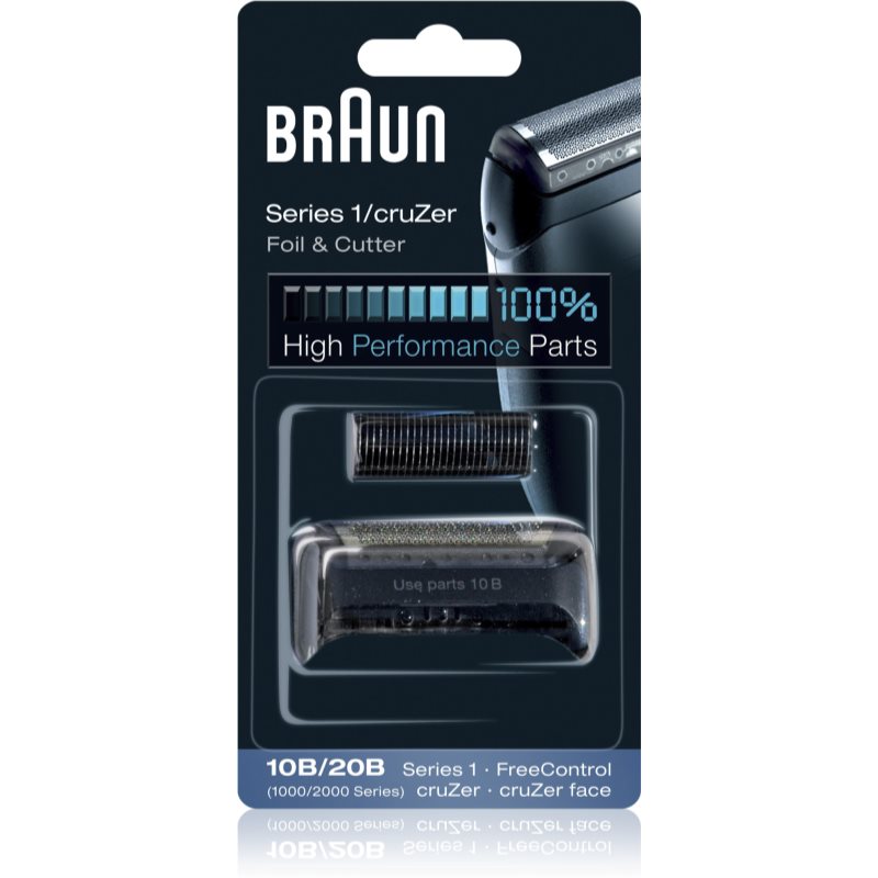 Braun Series 1 10B/20B Fólia és vágó