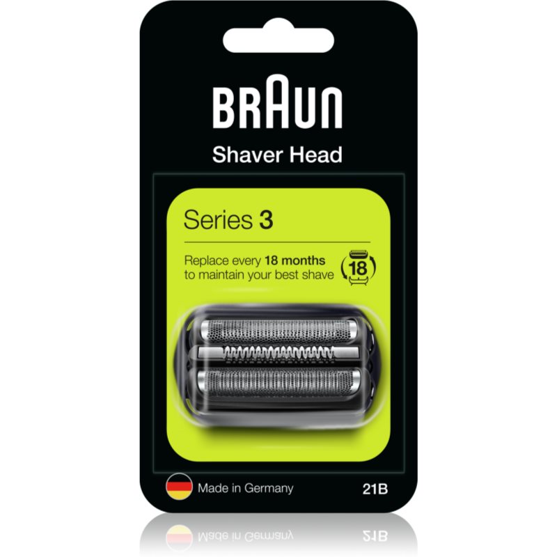 Braun Series 3 21B náhradné hlavice na holenie s elektrickým strojčekom