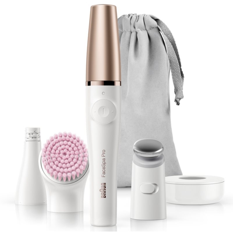 

Braun FaceSpa Pro 912 Система 3 в 1 для видалення волосся на обличчі, очищення шкіри та тонізування кс