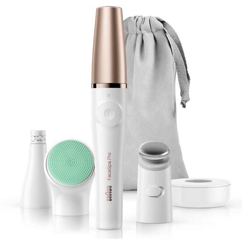 Braun FaceSpa Pro 913 sistem 3 v 1 za epilacijo obraza, čiščenje in toniranje