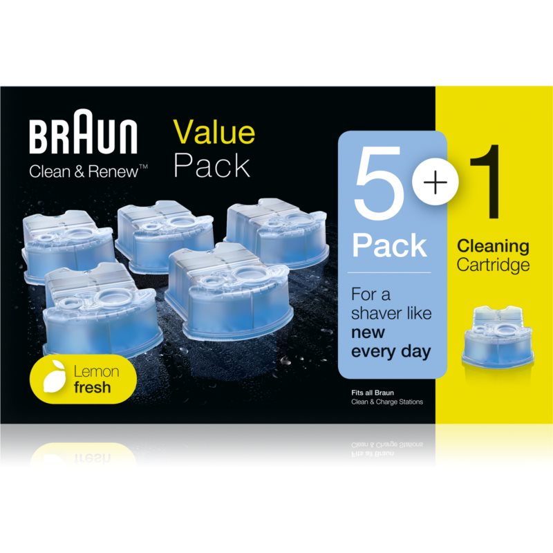 Braun Series Clean & Renew Patron för rengöringsdocka Arom 6 st. male