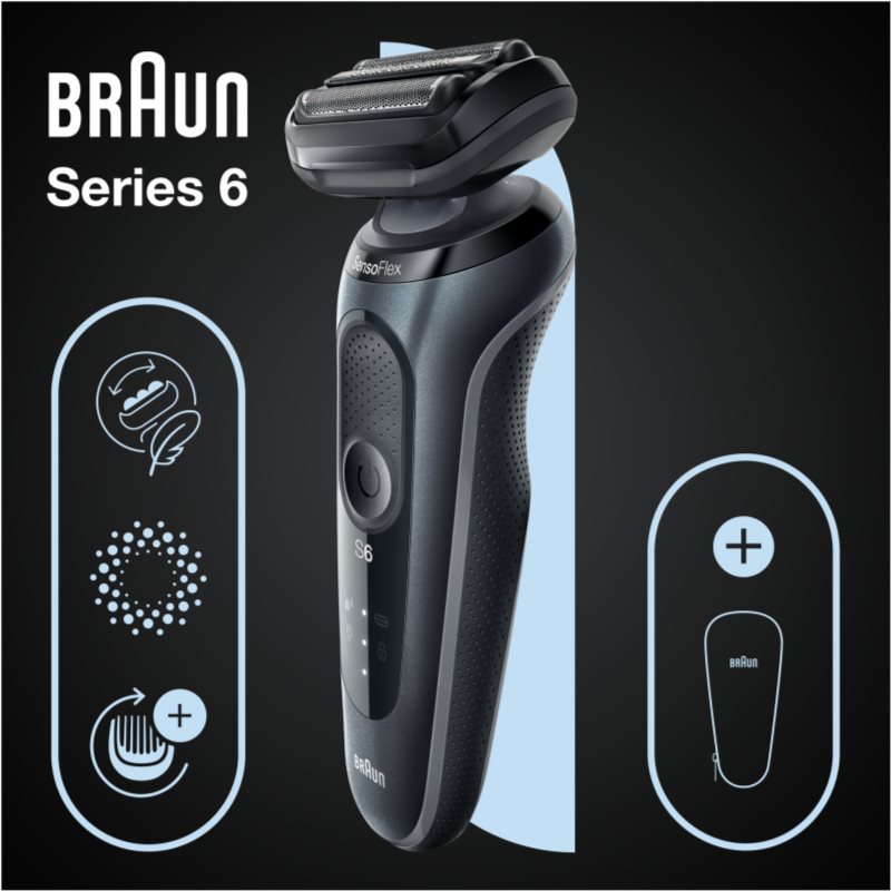 Braun Series 6 61-N1000s Electric Shaver Black 1 Pc