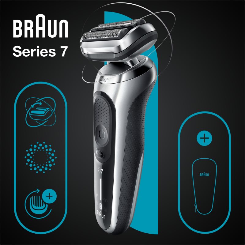 Braun Series 7 71-S1000s Electric Shaver Silver