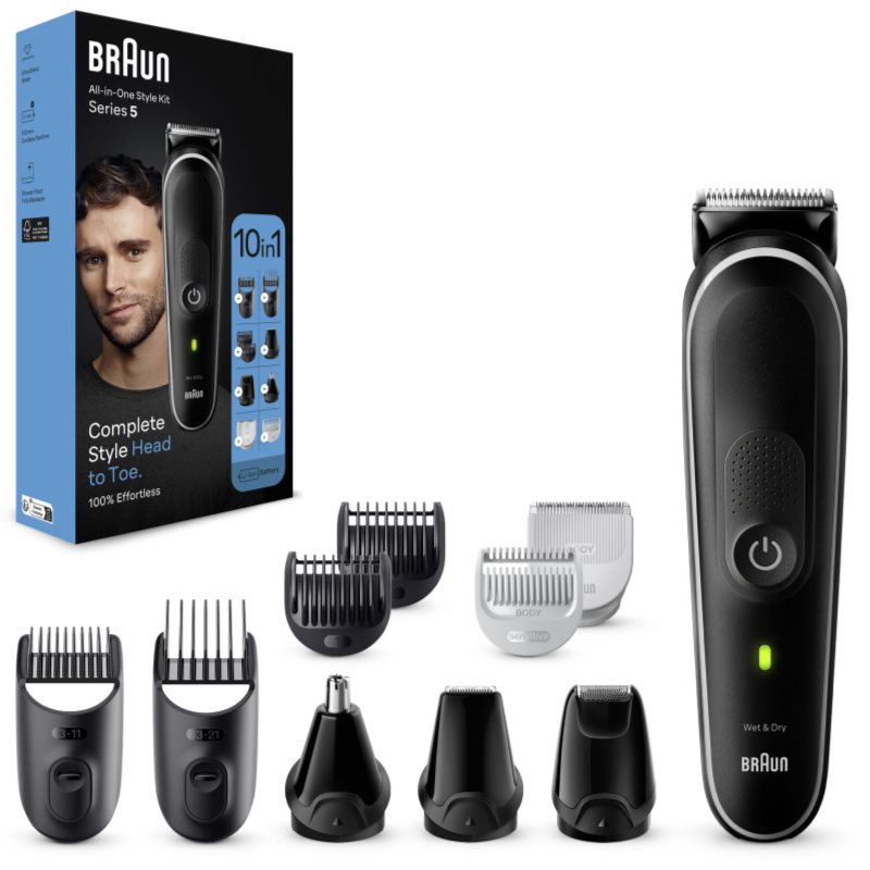 Braun All-In-One Series MGK5440 набір для укладки волосся, бороди та тіла 1 кс