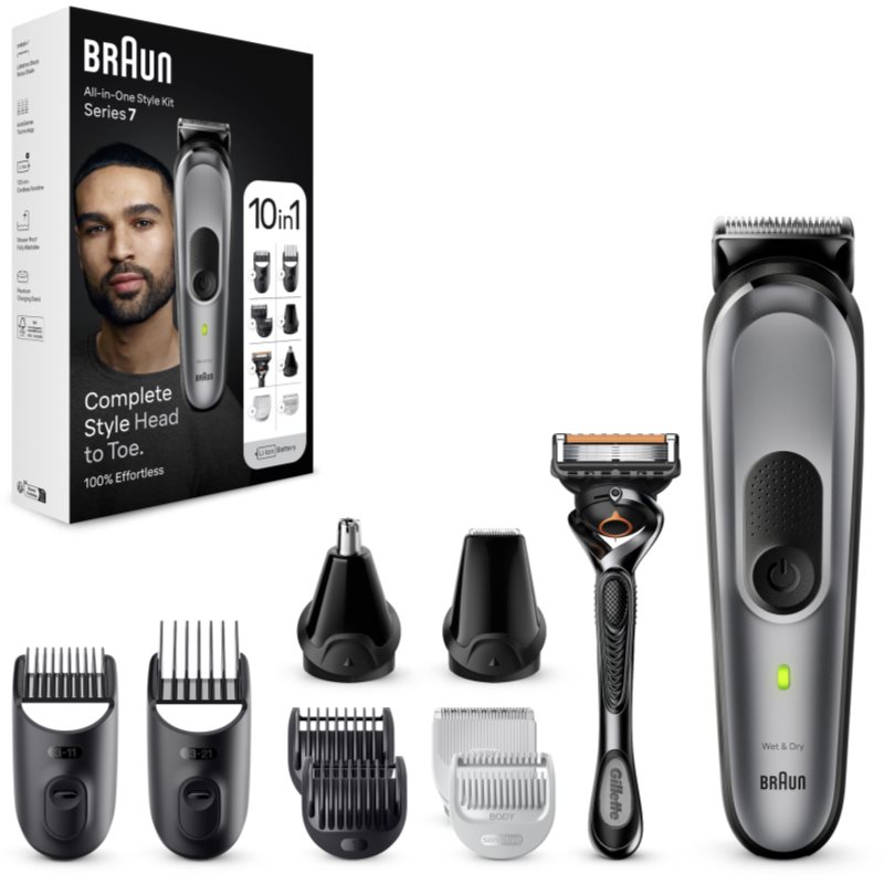 Braun All-In-One Series MGK7420 багатофункціональна машинка для підстригання для волосся, бороди та тіла 1 кс