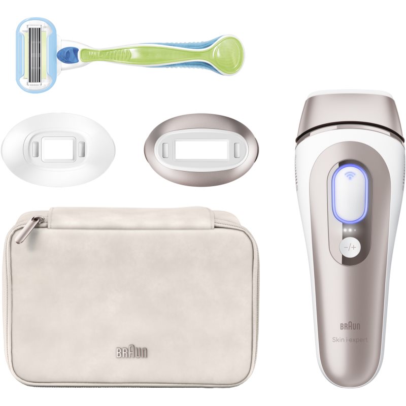 E-shop Braun Smart Skin Expert IPL7147 chytré IPL zařízení pro odstranění chloupků na tělo, tvář, oblast bikin a podpaží 1 ks