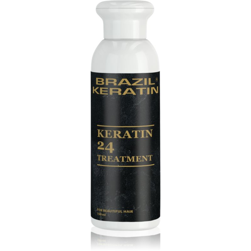 Brazil Keratin Keratin Treatment 24 eine speziell pflegende Pflege für sanfteres Haar und die Regenerierung von beschädigtem Haar 150 ml