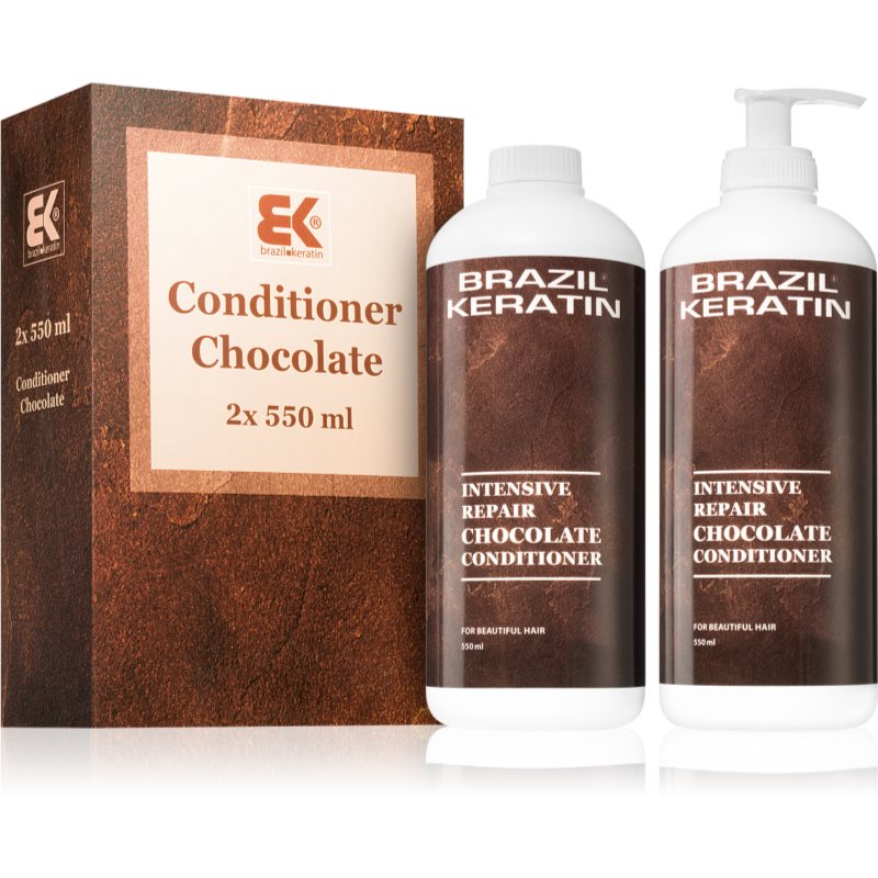Brazil Keratin Chocolate Intensive Repair Conditioner ugodno pakiranje (za poškodovane lase)
