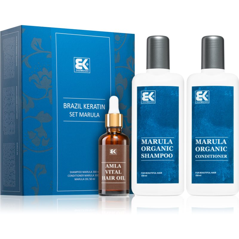 E-shop Brazil Keratin Marula Organic Set sada (pro poškozené a křehké vlasy)