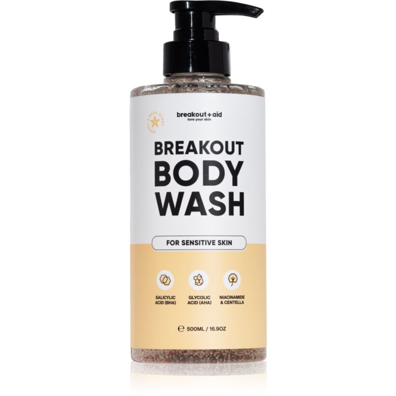 breakout + aid Body Wash sprchový gel proti akné 500 ml