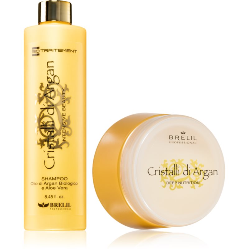 Brelil Professional Cristalli di Argan Set gift set (for shiny and soft hair)
