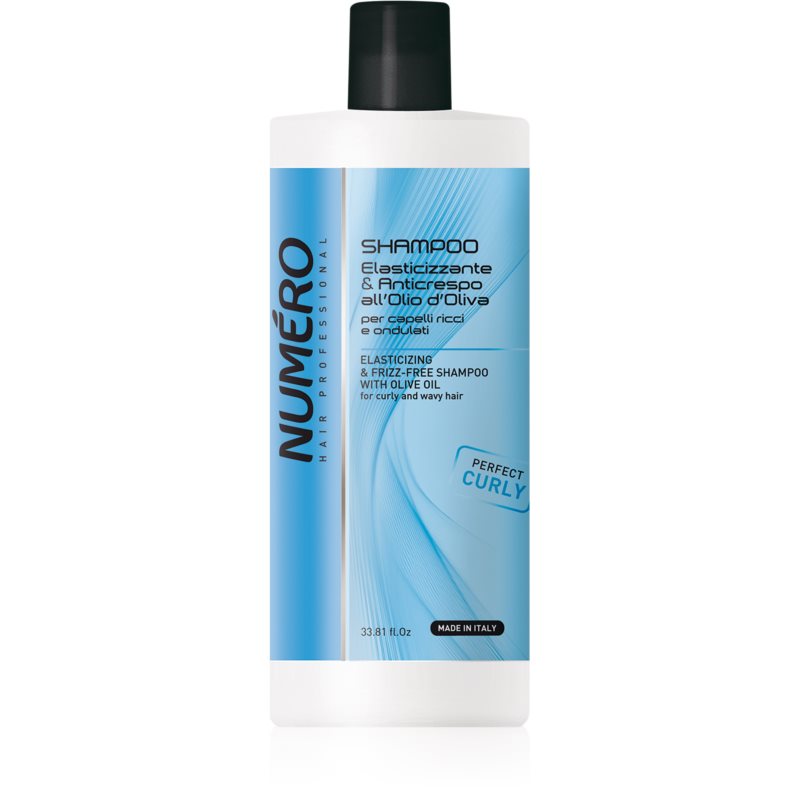 Brelil Numéro Elasticizing & Frizz-Free Shampoo vlažilni šampon za valovite in kodraste lase 1000 ml