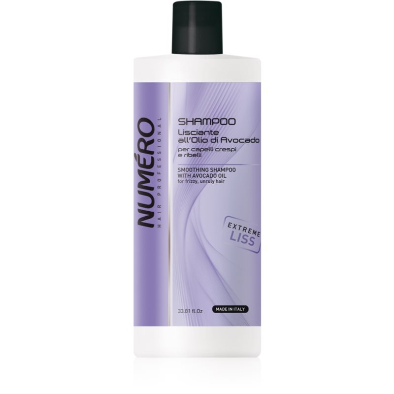 Brelil Numéro Smoothing Shampoo uhladzujúci šampón pre nepoddajné a krepovité vlasy 1000 ml