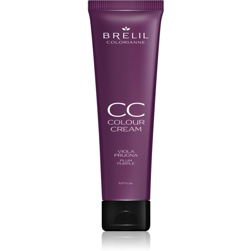 Brelil Numéro CC Colour Cream dažomasis kremas visų tipų plaukams atspalvis Plum Purple 150 ml