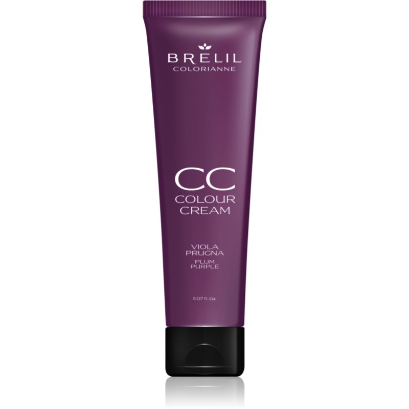 Brelil Numéro CC Colour Cream Colour Cream For All Hair Types Shade Plum Purple 150 Ml