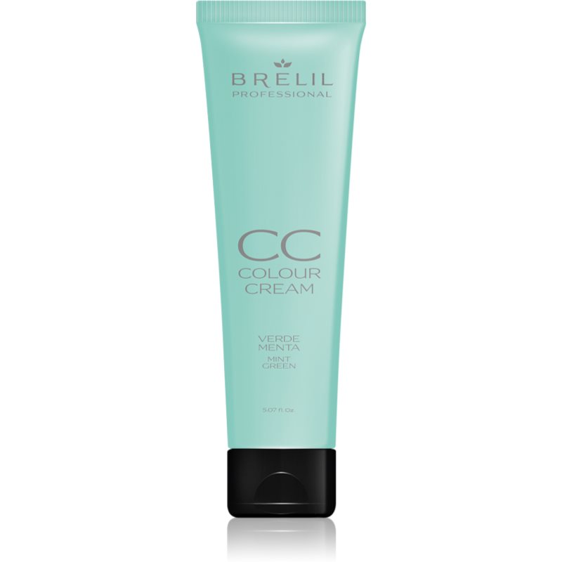 Brelil Numéro CC Colour Cream dažomasis kremas visų tipų plaukams atspalvis Mint Green 150 ml