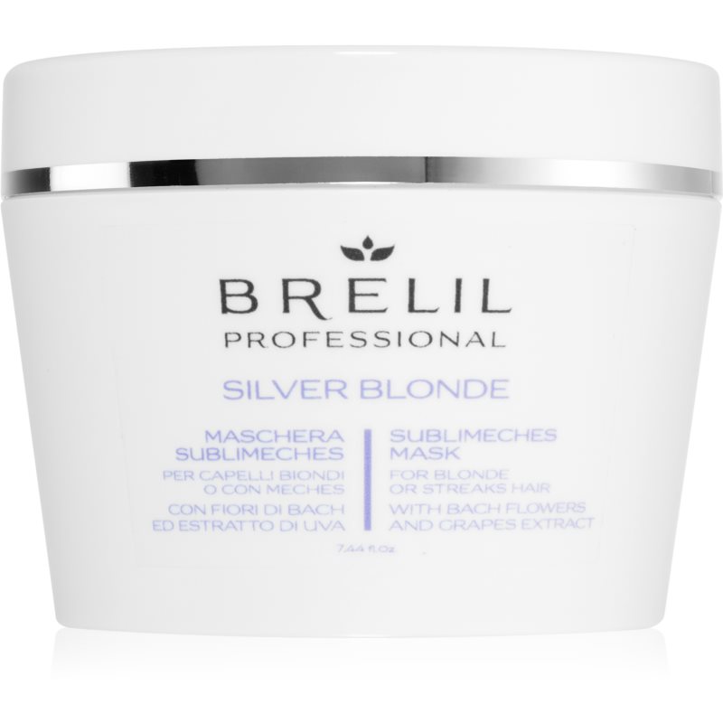 Brelil Professional Silver Blonde Sublimeches Mask hydrating mask neutralising yellow tones 220 ml
