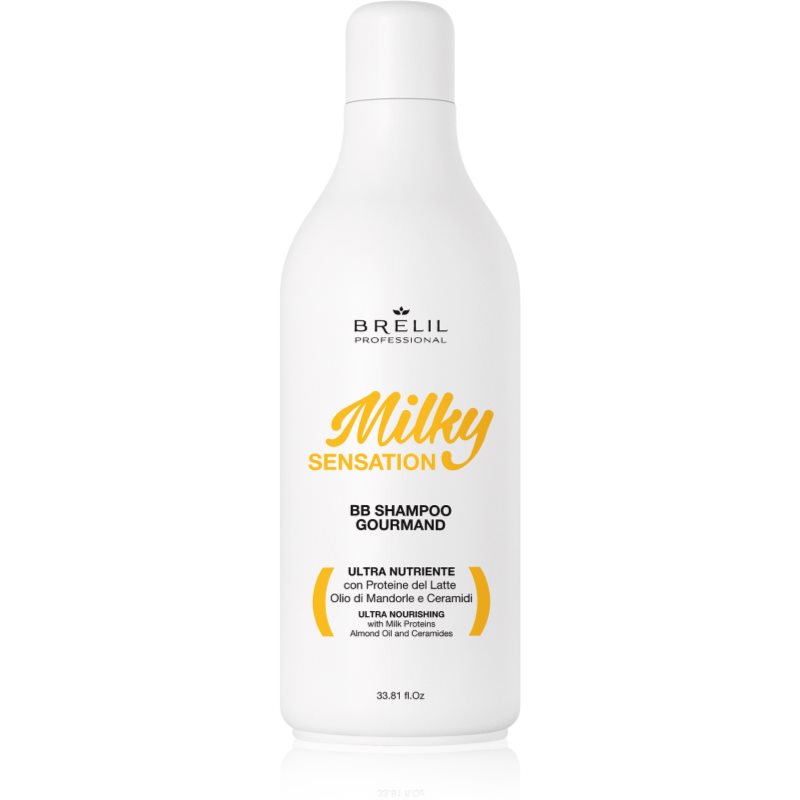 Brelil Numéro Milky Sensation BB Shampoo regenerační šampon pro slabé a poškozené vlasy 1000 ml
