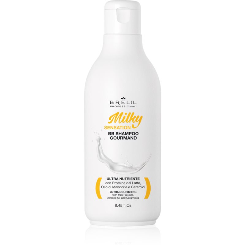 Brelil Numéro Milky Sensation BB Shampoo regeneráló sampon a gyenge és sérült hajra 250 ml