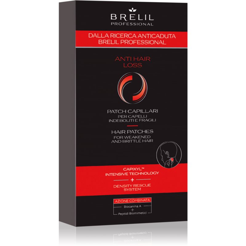 Brelil Numéro Anti Hair Loss Hair Patches Activator For Hair Growth And Strengthening From The Roots 32 Pc