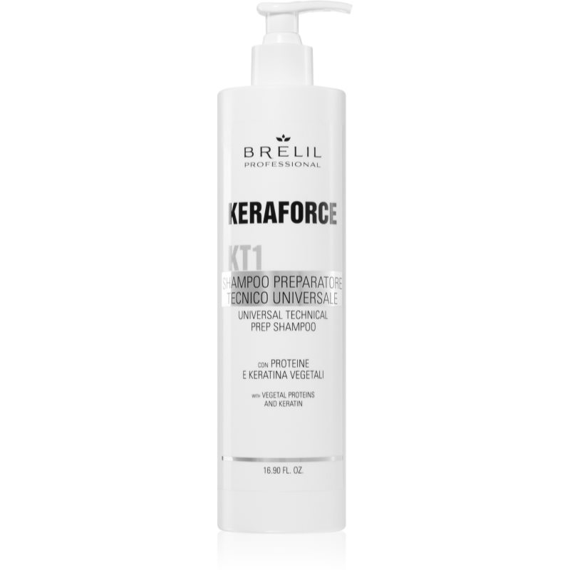 Brelil Numéro Keraforce Pre-shampoo Nourishing Treatment For All Hair Types 500 Ml
