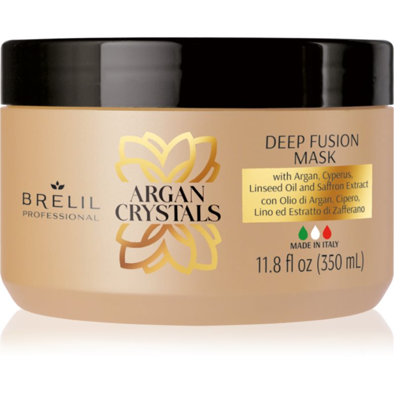 Brelil Professional Cristalli di Argan Deep Fusion Mask hydrating mask with argan oil 350 ml