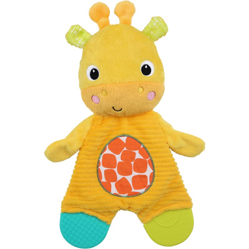 Bright Starts Snuggle&Teethe Chew Toy 0 M+ Giraffe 1 Pc
