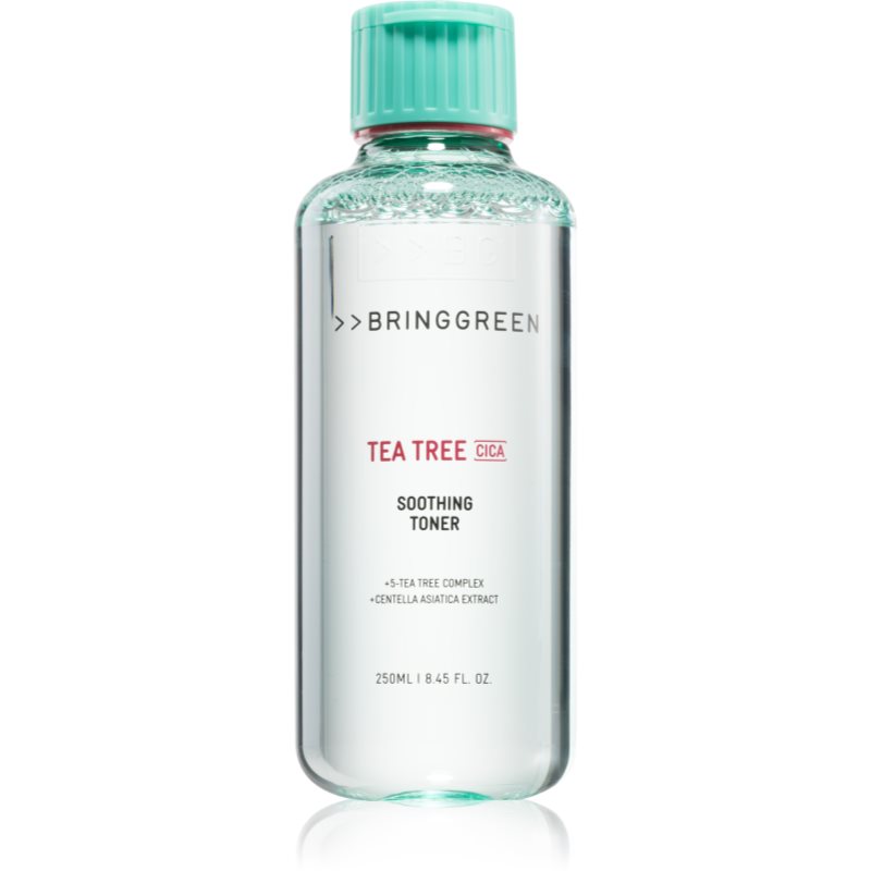 BRINGGREEN Tea Tree Cica Soothing Toner upokojujúce tonikum s hydratačným účinkom 250 ml