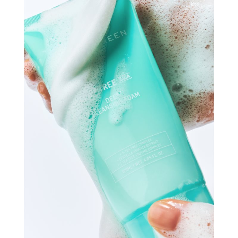 BRINGGREEN Tea Tree Cica Deep Cleansing Foam hloubkově čisticí pěna se zklidňujícím účinkem 120 ml (obrázek 3)