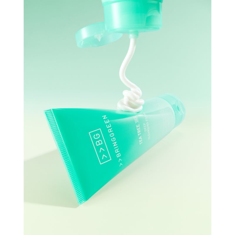 BRINGGREEN Tea Tree Cica Deep Cleansing Foam hloubkově čisticí pěna se zklidňujícím účinkem 120 ml (obrázek 4)