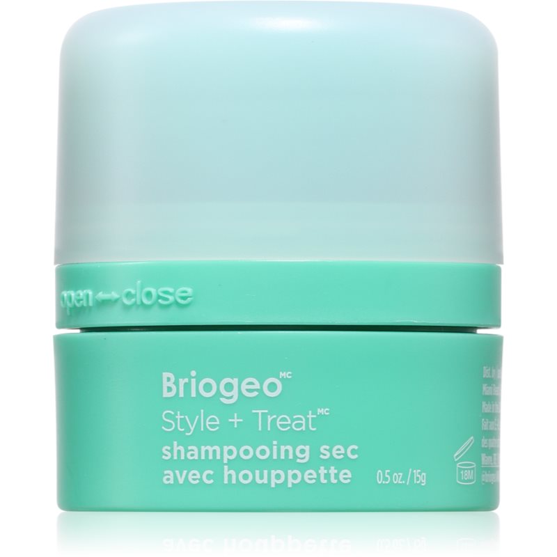 Briogeo Style + Treat suchý šampon pro tmavé vlasy 15 g