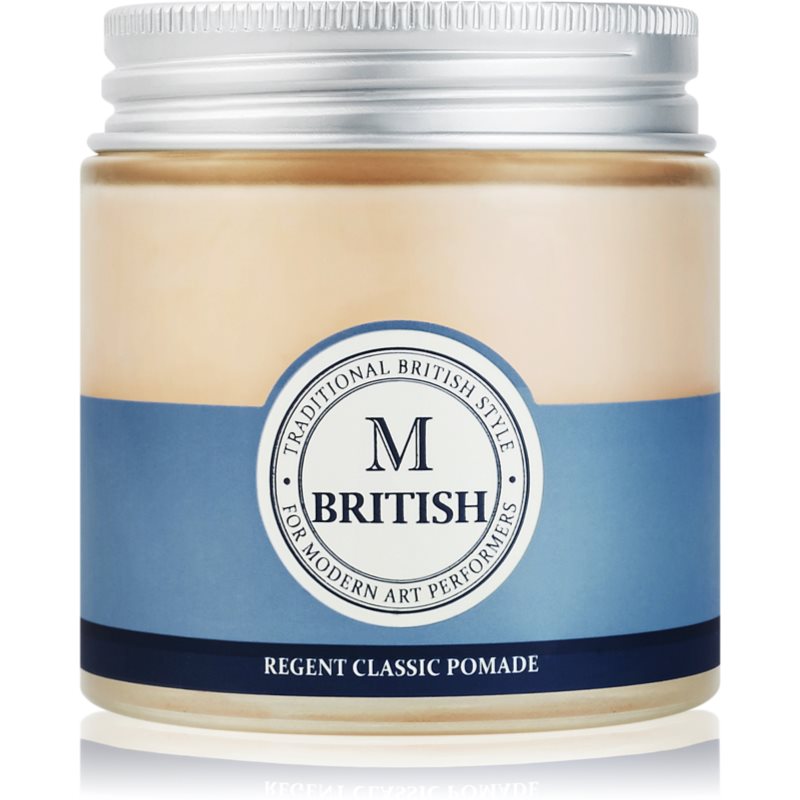 BRITISH M Regent Classic Pomade tvarující pomáda do vlasů 100 g