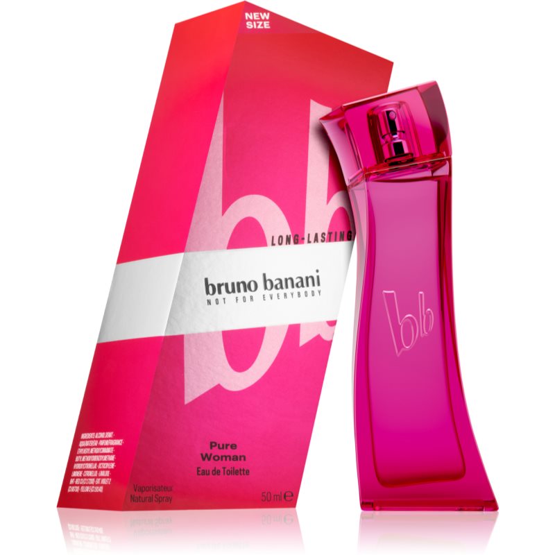 Bruno Banani Pure Woman Eau De Toilette For Women 50 Ml