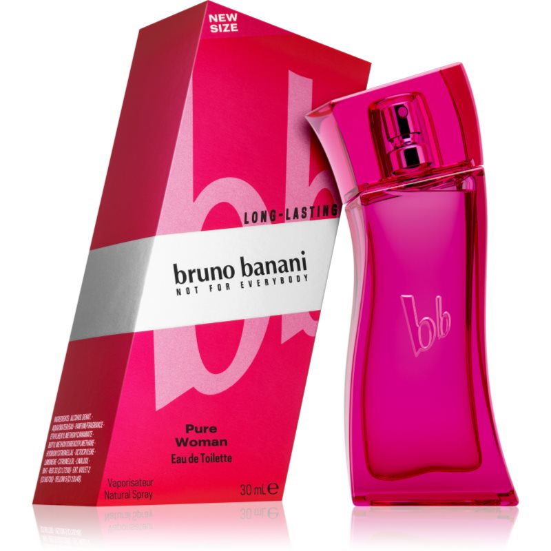 Bruno Banani Pure Woman Eau de Toilette hölgyeknek 30 ml termék 2. képe
