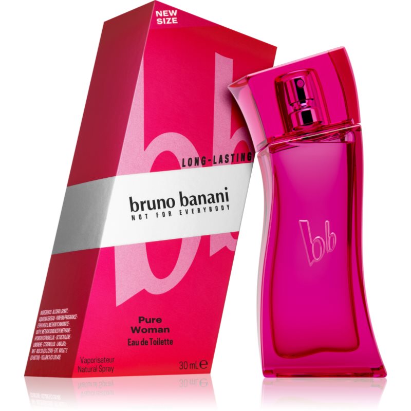 Bruno Banani Pure Woman Eau De Toilette For Women 30 Ml