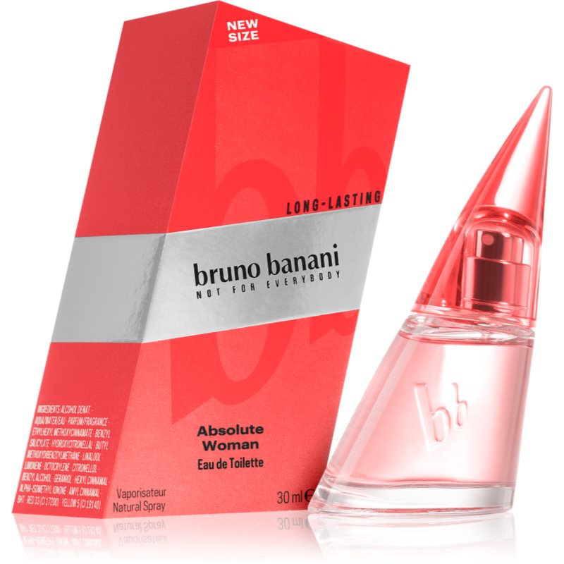 Bruno Banani Absolute Woman Eau De Toilette For Women 30 Ml