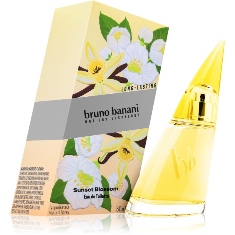 Thumbnail - Bruno Banani Sunset Blossom Jasmine & Vanilla Eau de Toilette für Damen 50 ml