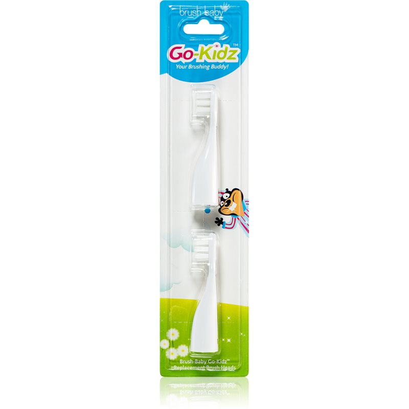 Brush Baby Go-Kidz змінні головки для зубної щітки для дітей від 3 років 2 кс